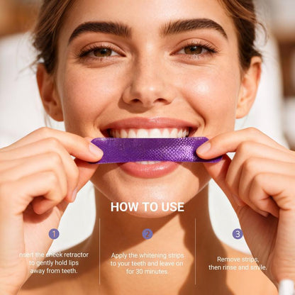 Purple Teeth Whitening Strips 🦷